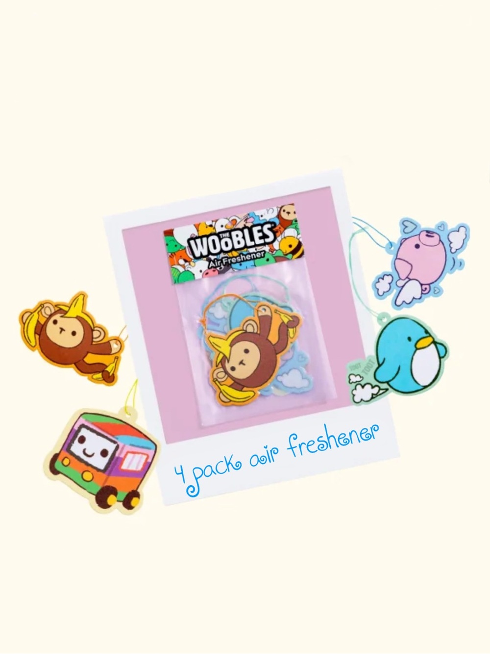 4 Pack - 2026 Wooble Wagon Tour Exclusive Air Freshener Set